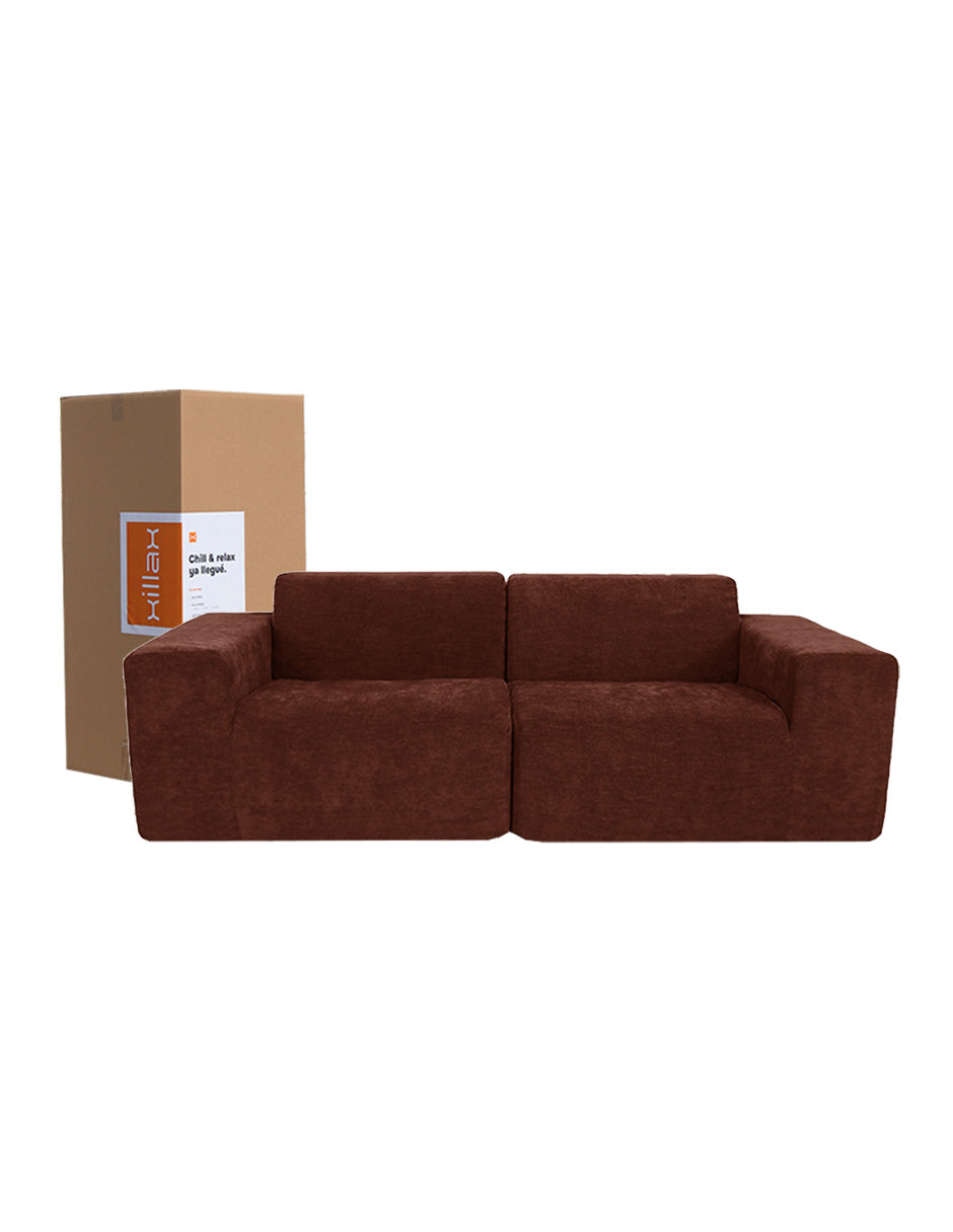 XILLYSOF, SOFA LOVE 100% espuma, en caja
