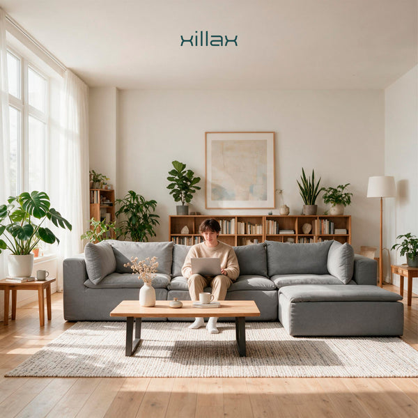 Sala Cotton Chaise | Set 4 Pzs | 100% Espuma | En Caja