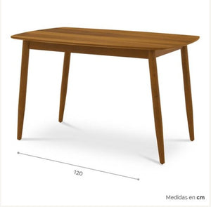 5671953 - Mesa De Comedor P/6 Nogal Fed