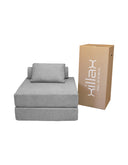 BED FLIP 3 EN 1 (sillon,cama,lounge) ,100% espuma, en caja 100 x 100 x 44 cm