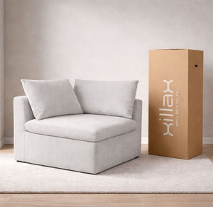 Esquinero Individual Sala Cotton, para set, 100% espuma, en caja (100 x 100 x 60 cm)