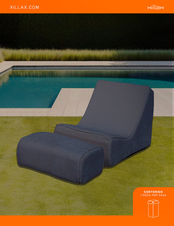 Sillon para exterior Individual,100% espuma,en caja