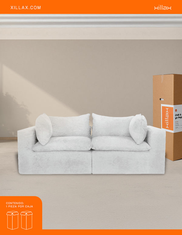 Sala Love Cotton - Set 2 Pzs, 100% espuma, en caja