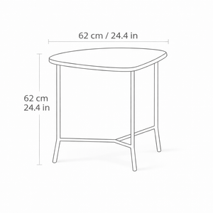 Mesa Ocasional Milano Gde