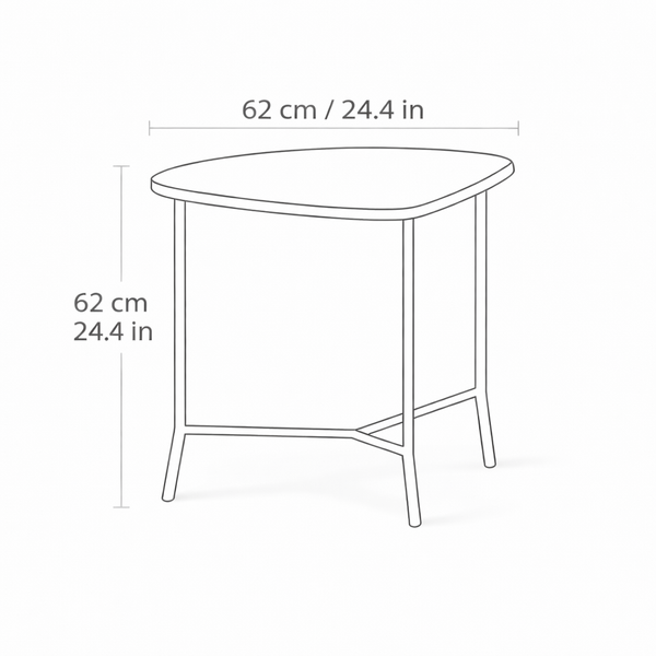 Mesa Ocasional Milano Gde