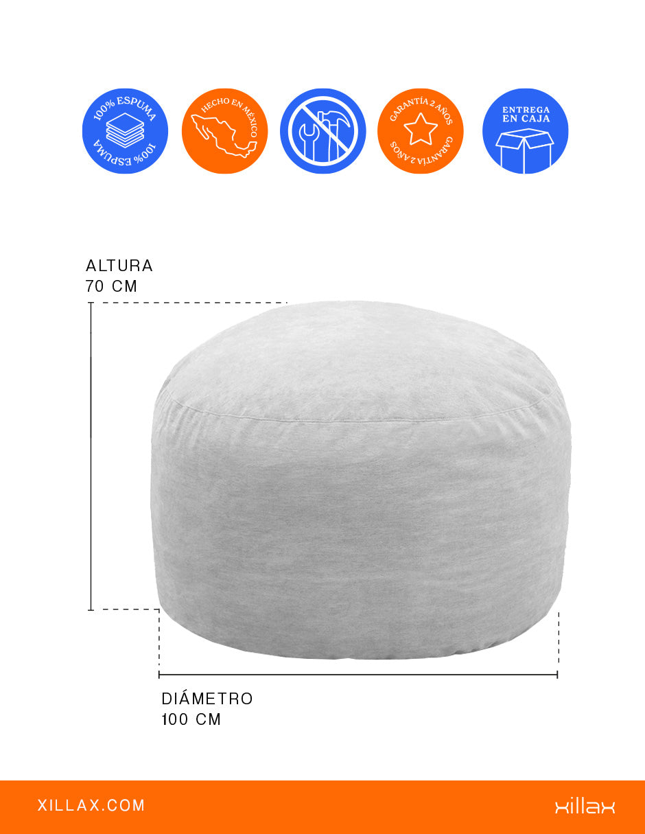 Xilly Puff 100% espuma, en caja