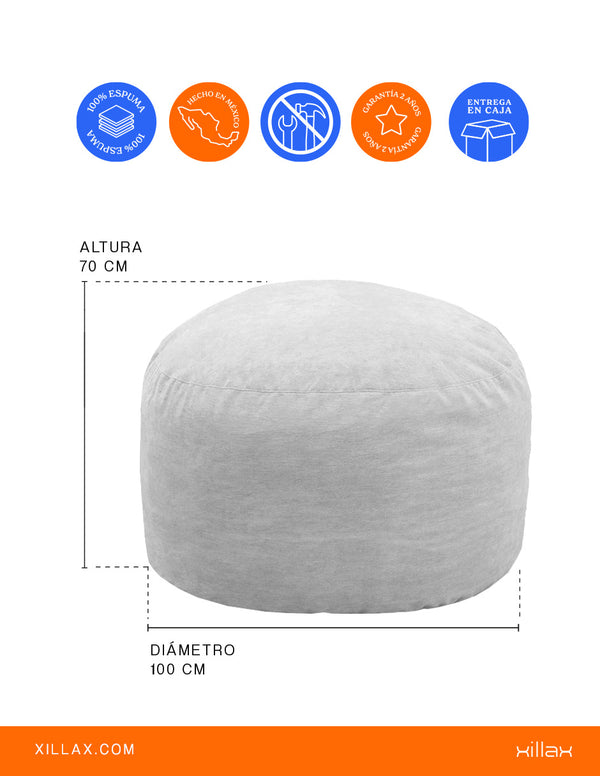 Xilly Puff 100% espuma, en caja