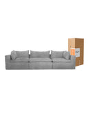 Sala Cotton Sofa - Set 3 Pzs, 100% espuma, en caja