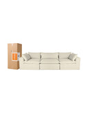 Sala Cotton Sofa - Set 3 Pzs, 100% espuma, en caja
