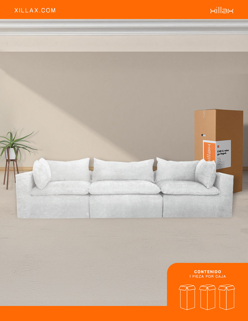 Sala Cotton - Set 3 Pzs, 100% espuma, en caja