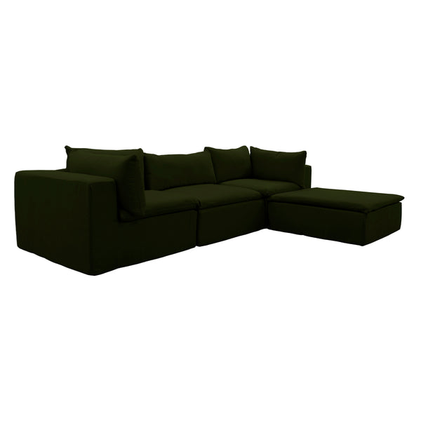 Sala Cotton Chaise | Set 4 Pzs | 100% Espuma | En Caja