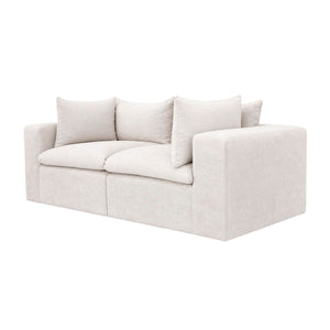 Sala Love Cotton | Sala Modular de 2 Piezas | 100% Espuma | En Caja