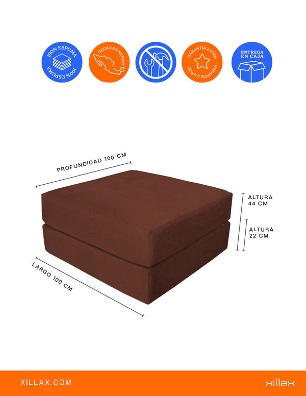 TABURETE FLIP ,100% espuma, en caja, Xilly