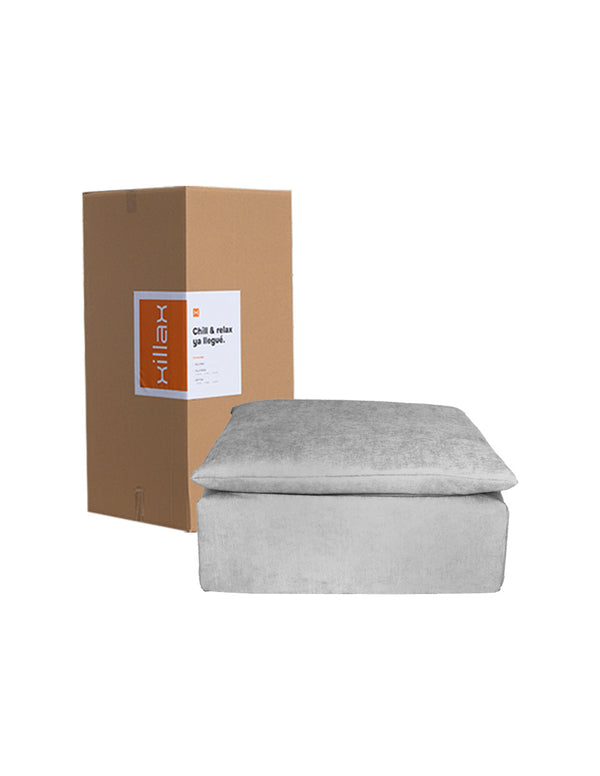 Cotton · Taburete individual para set, 100% espuma, en caja