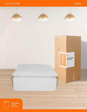 Cotton · Taburete individual para set, 100% espuma, en caja