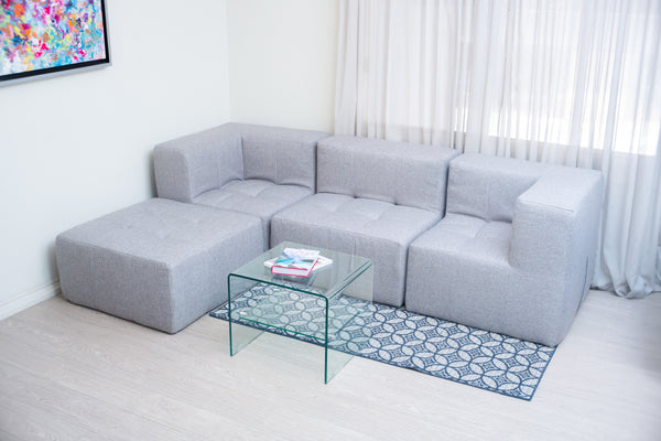 Sala chaise Urban, Set 4 Pzas, 100% espuma, en caja