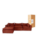 Sala Cotton Chaise -Set de 4 Pzs, 100% espuma, en caja