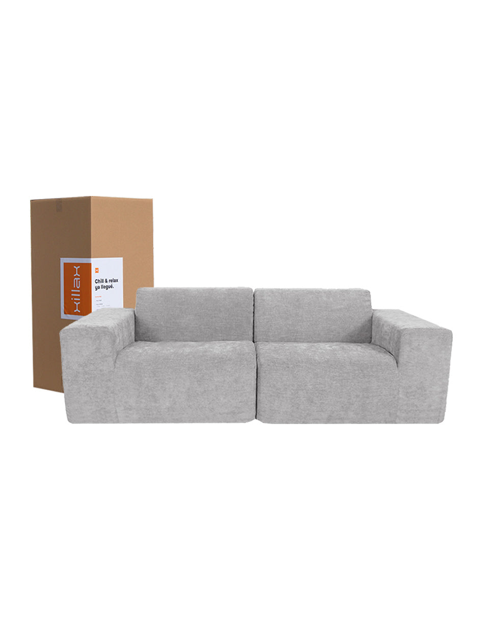XILLYSOF, SOFA LOVE 100% espuma, en caja