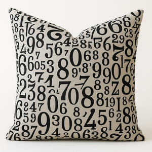 Cojín decorativo Numeros
