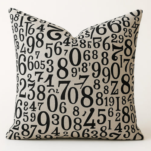 Cojín decorativo Numeros