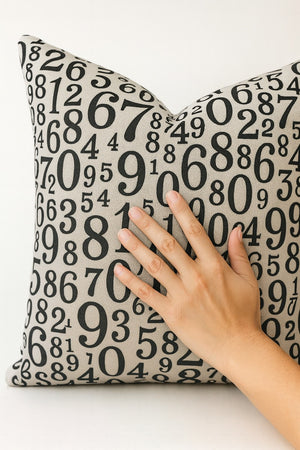 Cojín decorativo Numeros