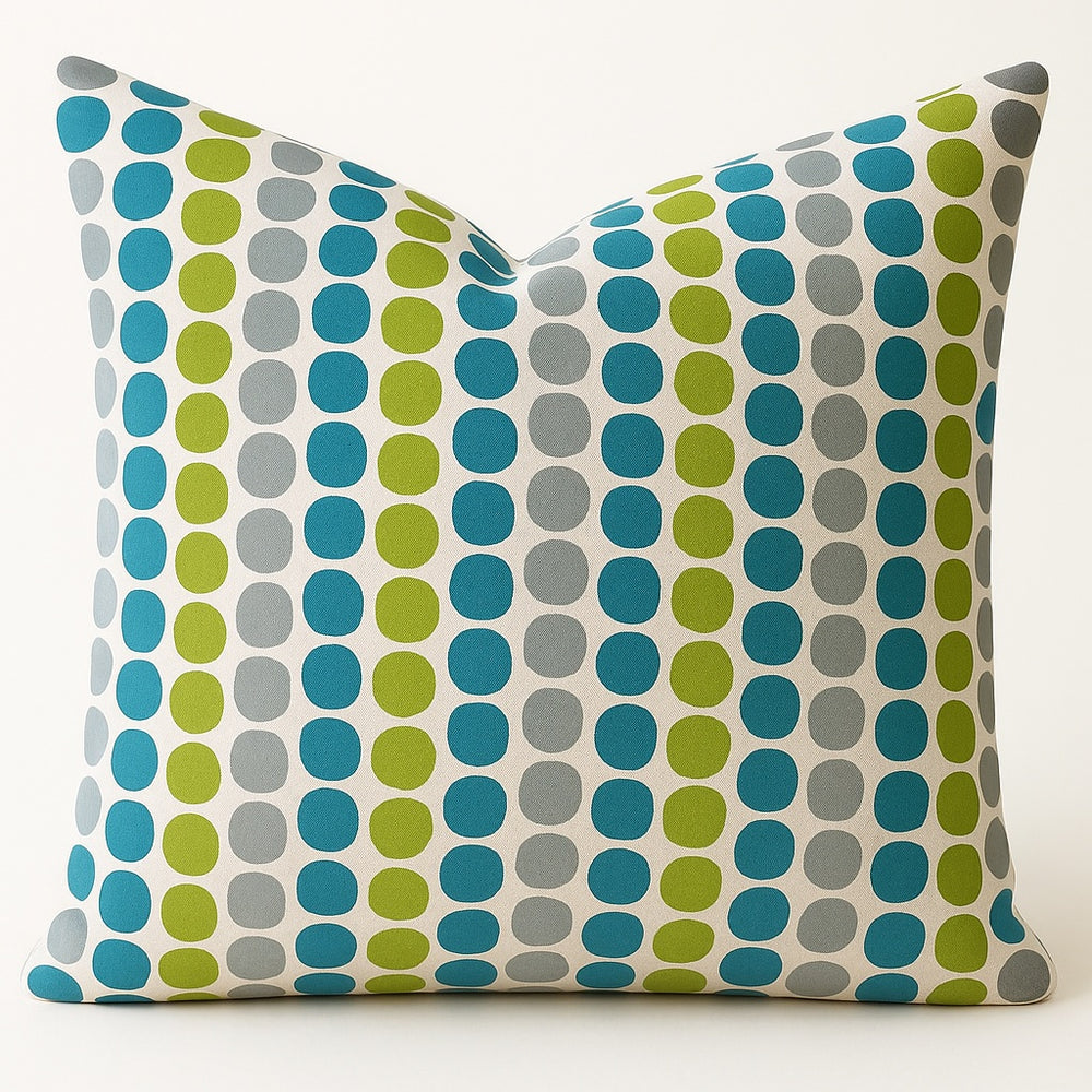 Cojin decorativo puntos colores
