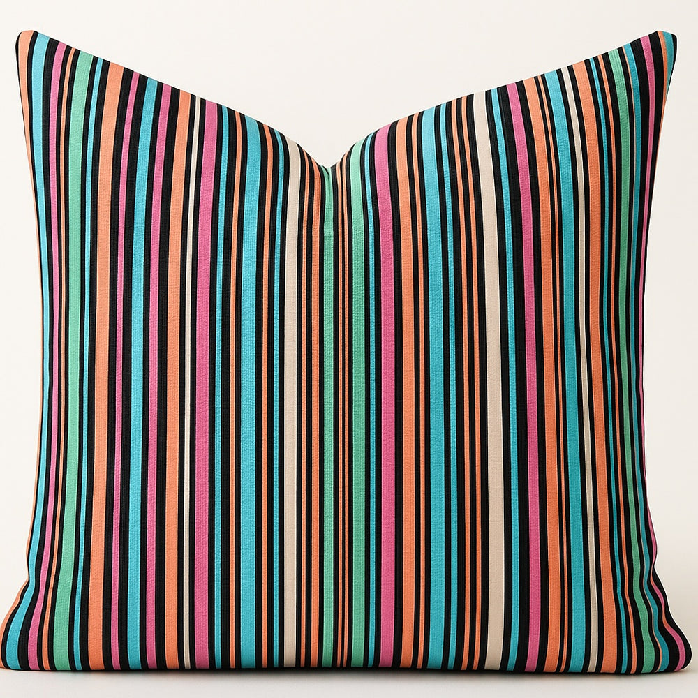 Cojin decorativo rayas color