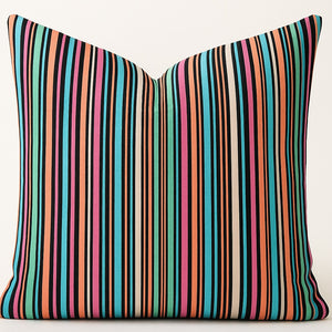 Cojin decorativo rayas color