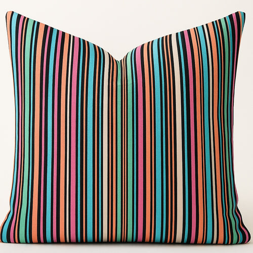 Cojin decorativo rayas color