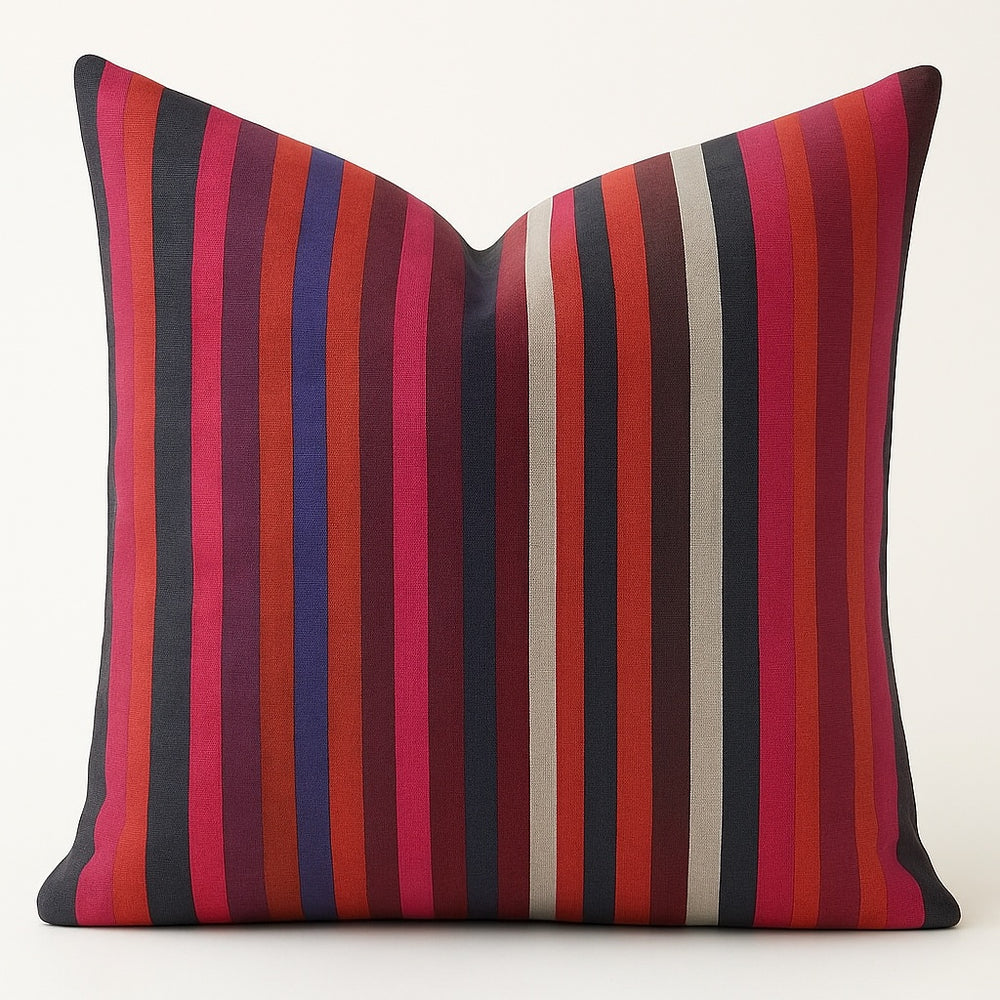 Cojin decorativo lineas colores
