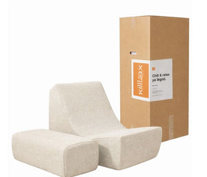 Sillón Gamer 100% espuma, en caja 70 x 100 x 75 cm