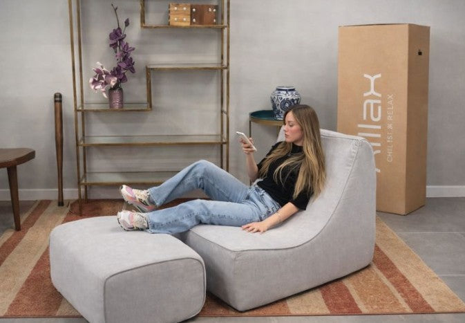 Sillón Gamer 100% espuma, en caja 70 x 100 x 75 cm