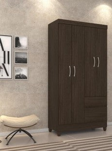 Mueble ropero 4 Puertas (entrega en caja)
