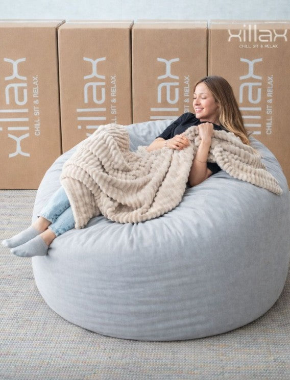 Xilly puff Grande,en caja  (125 x 125 x 70 cm)