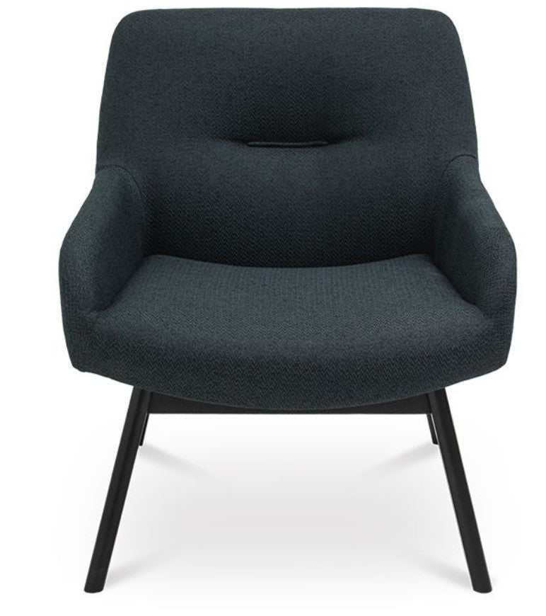 5063147 - Sillon Tela Gris Oxford/negro Veintiocho