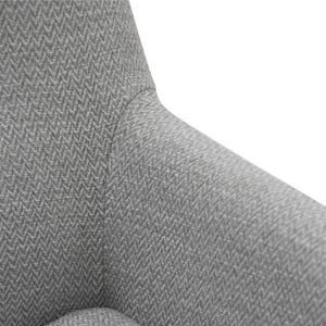 5062065 - SILLON TELA GRIS CLARO/NOGAL VEINTIOCHO