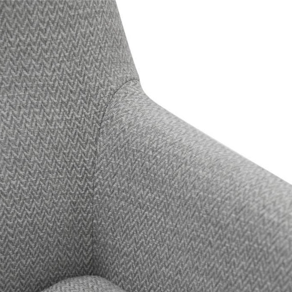 5062065 - SILLON TELA GRIS CLARO/NOGAL VEINTIOCHO