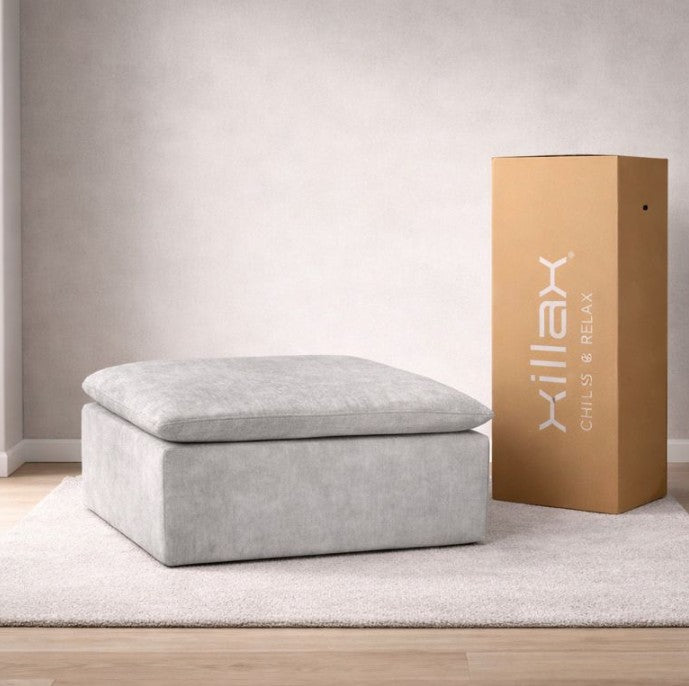 Taburete Individual, Sala Cotton, para set,100% espuma, en caja (100 x 100 x 40 cm)